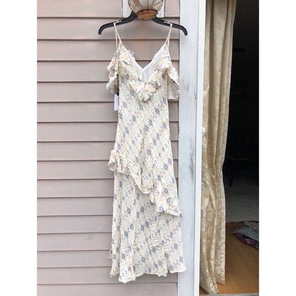 ASTR Ivory Midi Dress Size XS - Picture 2 of 2